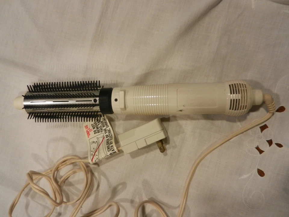 "Cepillo rizador de barril grande de 3"" vintage Conair Champion Big Shot modelo SC125N" Foto 3 de 3