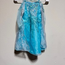 Disney Store Frozen Elsa Blue Costume Dress Girls Size 7-8