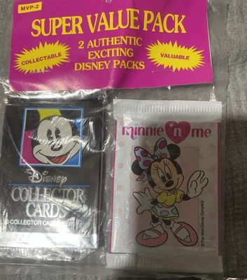 Disney Super Value Pack 2 Packs 45 Cards Minnie 'n Me 1991 Non-Sport Cards