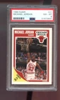 1989-90 Fleer #21 Michael Jordan PSA 8 Graded Basketball Card NBA 1989 1990 Bull