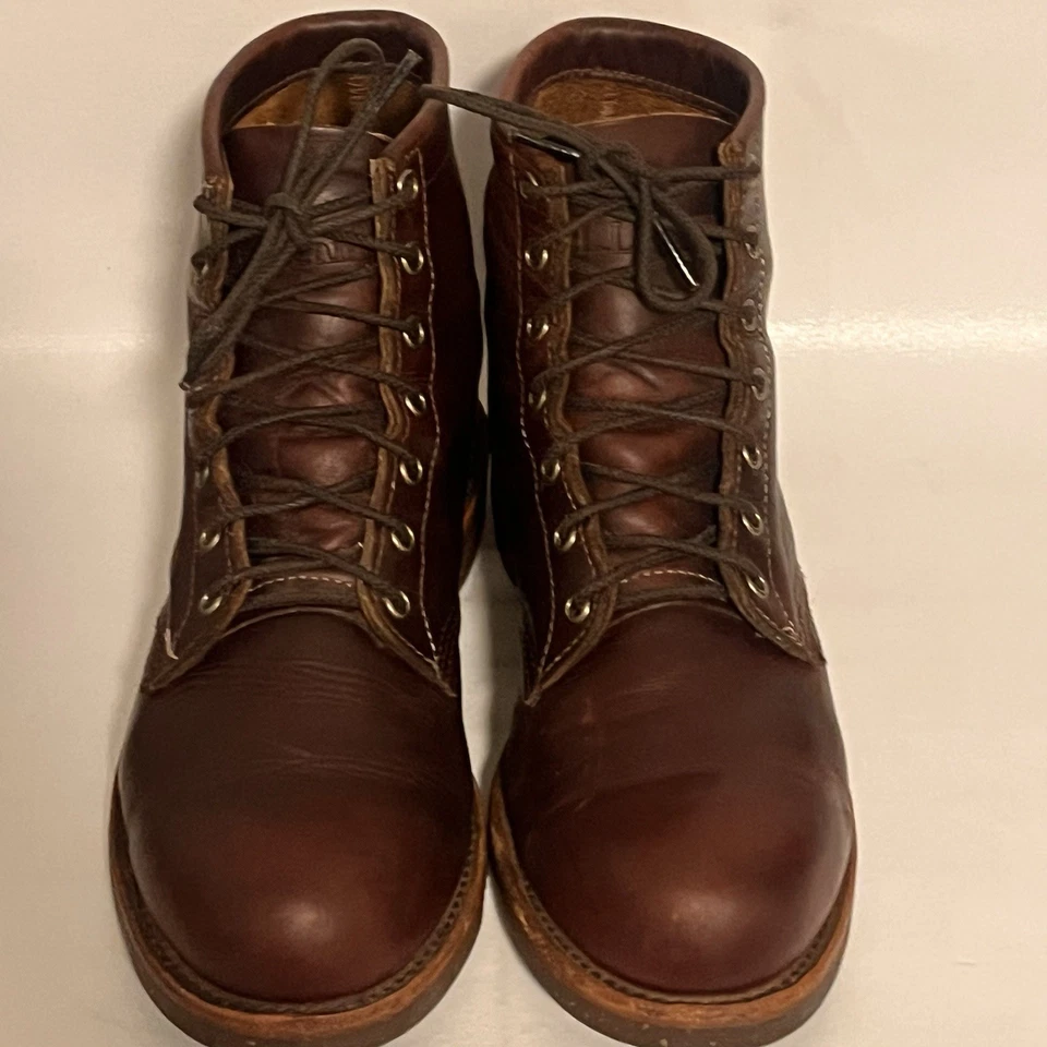 Bota de servicio Ll Bean Chippewa de colección para LL Bean 9 D hecha en EE. UU. Oxblood Foto 3 de 4