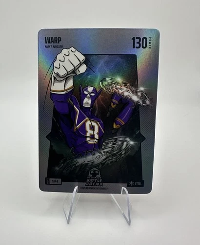 2025 Bo Jackson Battle Arena Update WARP Silver Battlefoil #SBF-8 Lamar Jackson