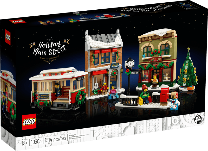 Lego Strada Principale Decorata A Natale (10308, Set Rari) - Immagine 2