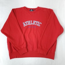 Vintage 90s GAP Classic Athletic Applique Spellout Logo Boxy Sweatshirt USA MADE