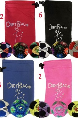 Dirt Bag Footbag Assorted Colors Fabric 3PCS -Multiple Combinations new