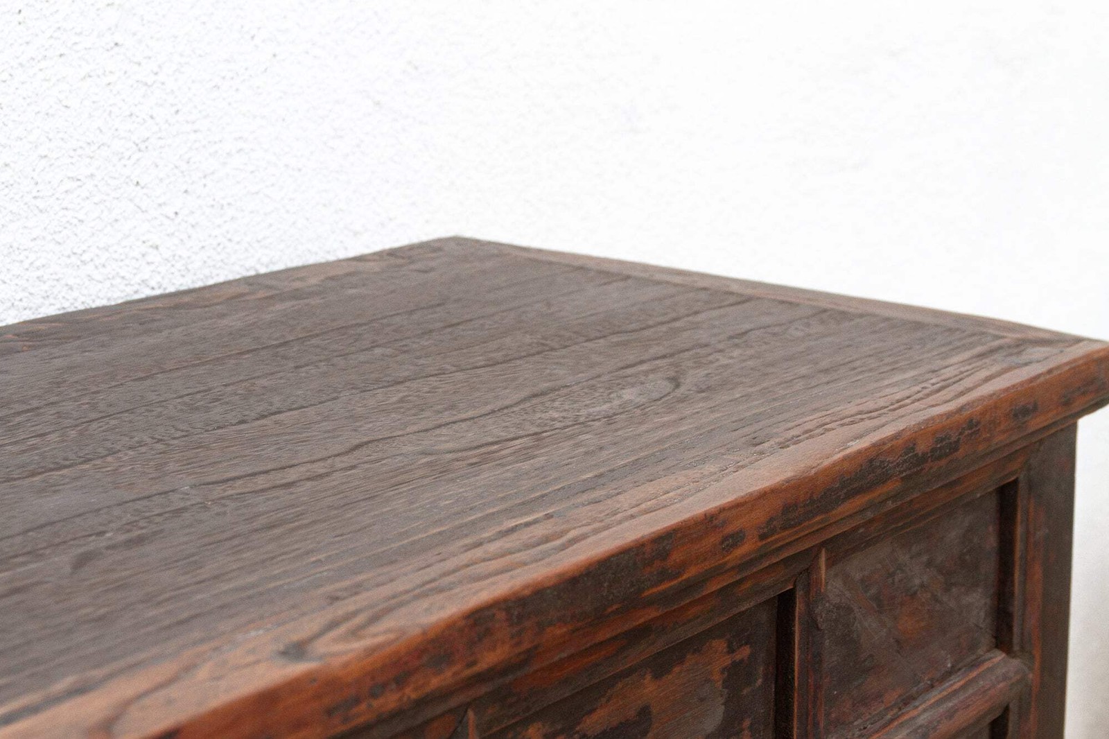 Antique Provincial 2 Door Rustic Asian Cabinet