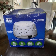 Sleep Easy Sound Conditioner, Noise Machine - White.box a bit tattered 