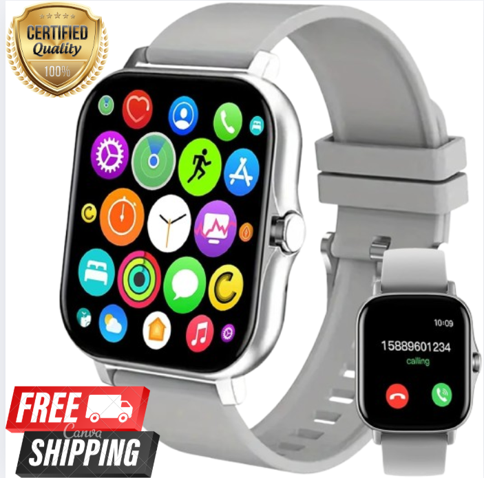 Smart watch with advanced features for fitness tracking and notifications