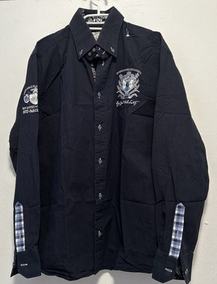 Van Santen & Van Santen Hemd Gr.16/41,Herrn,,wie Neu,Dunkelblau,sauber,sehr Gut
