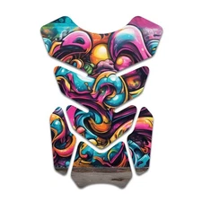 Fish Bone Tank Pad Anti Slip Protector Sticker TP111 3563004 Graffiti Art Urban