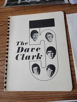 The Dave Clark Five pair of original 1960's press kits  etc