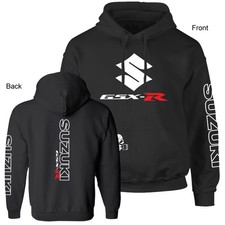 GSX-R Suzuki Racing, Sport Bike, FPSB, Unisex P. Black Hoodie