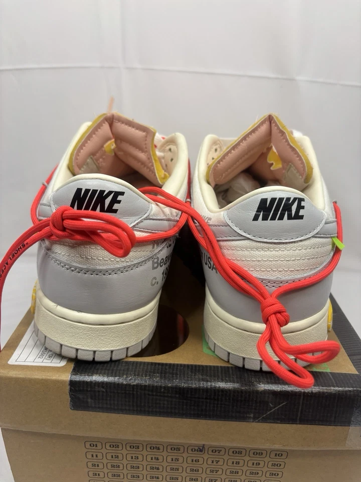 Size 12 - Nike Off-White x Dunk Low Lot 06 of 50 - WORN ONCE - OG ALL - CLEAN 🧼 - Image 4 of 4