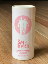 Vintage Avon Sweet Honesty Shimmering Body Powder 1.4 oz   Never Used - NOS