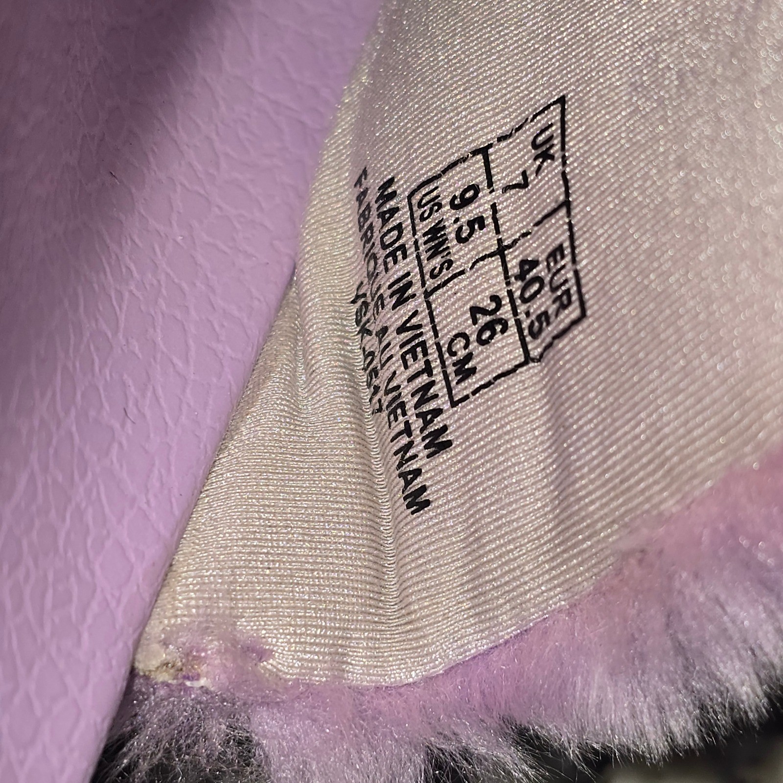 PUMA x Fenty by Rihanna Fur Slides Orchid Bloom Purple Womens 7.5 Faux Fur image 2