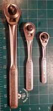 Set of 3 Vintage Craftsman Ratchets 1/2, 3/8,...