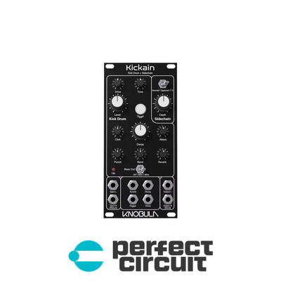 Knobula Kickain Drum Voice (Dark Mode) EURORACK - NEW - PERFECT CIRCUIT