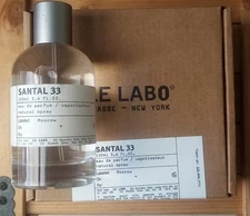 Le Labo Santal 33 Eau de Parfum Spray 3.4 oz 100ml New With Box