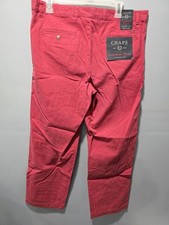 Chaps Pants Men's Size 36x 30 Straight Fit Red