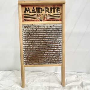 Maid-Rite Washboard Decor Columbus Rustic Farmhouse USA 12x24
