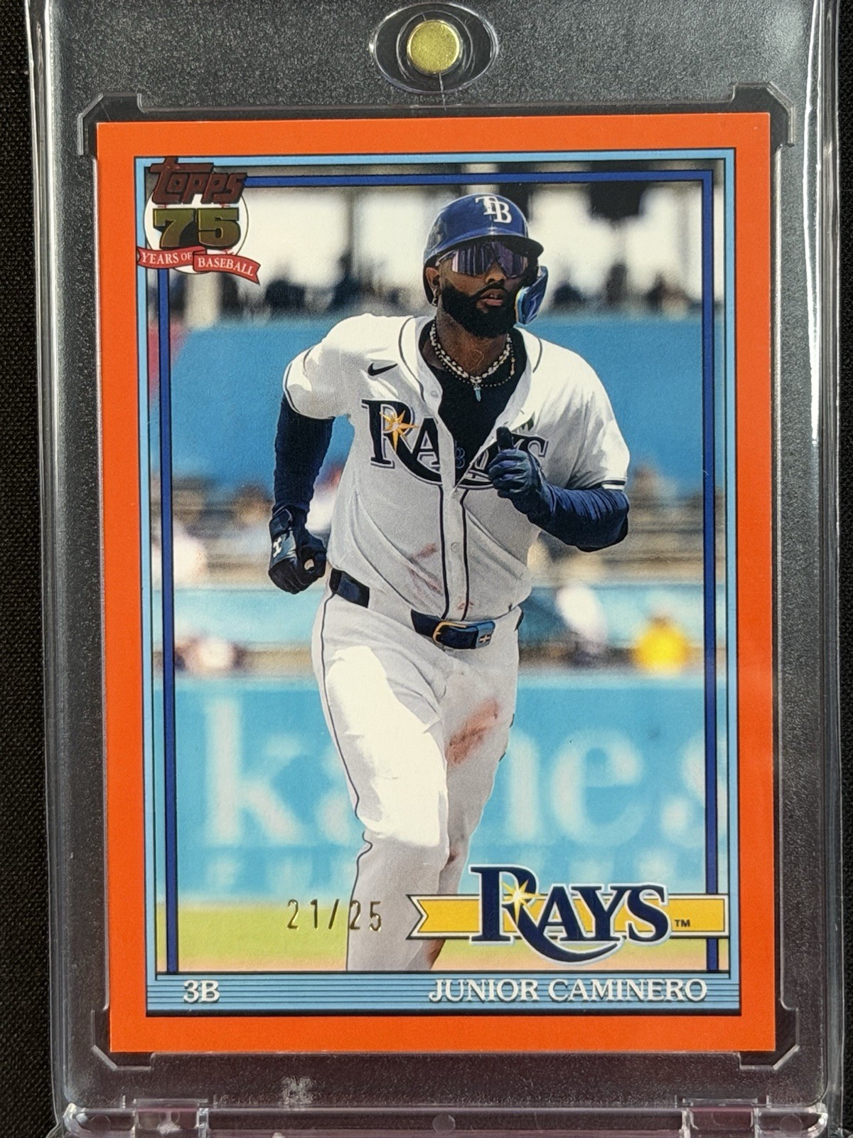Junior Caminero #T91-62 (Baseball Cards 2026 Topps 1991) — is it worth grading?
