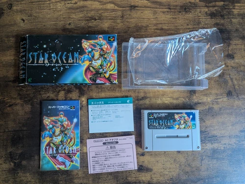 Star Ocean SFC Super Famicom Nintendo Enix NTSC-J Import COMPLETE US Seller
