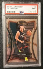 2019 Panini Select Tyler Herro RC #169 PSA 9 Miami Heat