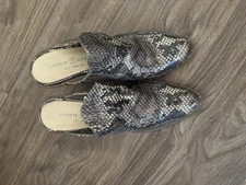 Chinese Laundry Slide On Snakeskin Clogs Women’s 11