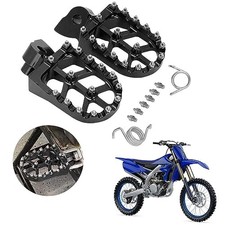 Dirt Bike Foot Pegs Motorcycle Footpegs Foot Pedals YZ65-450 WR250-450 black