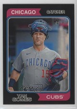 2023 Topps Heritage High Number Black Bordered /50 Yan Gomes #605 14hk