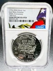1776–2026 1 oz .999 Silver "God Bless America" Round – NGC Gem UNCIRCULATED