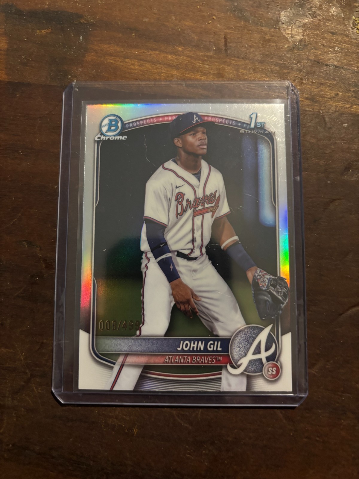 2025 Bowman Chrome John Gil /499 Refractor 1st Bowman