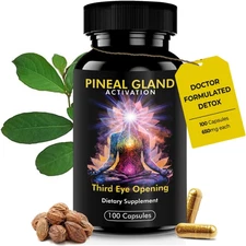 Pineal Gland Activation Supplement - Supports Decalcification, Third Eye Awakeni