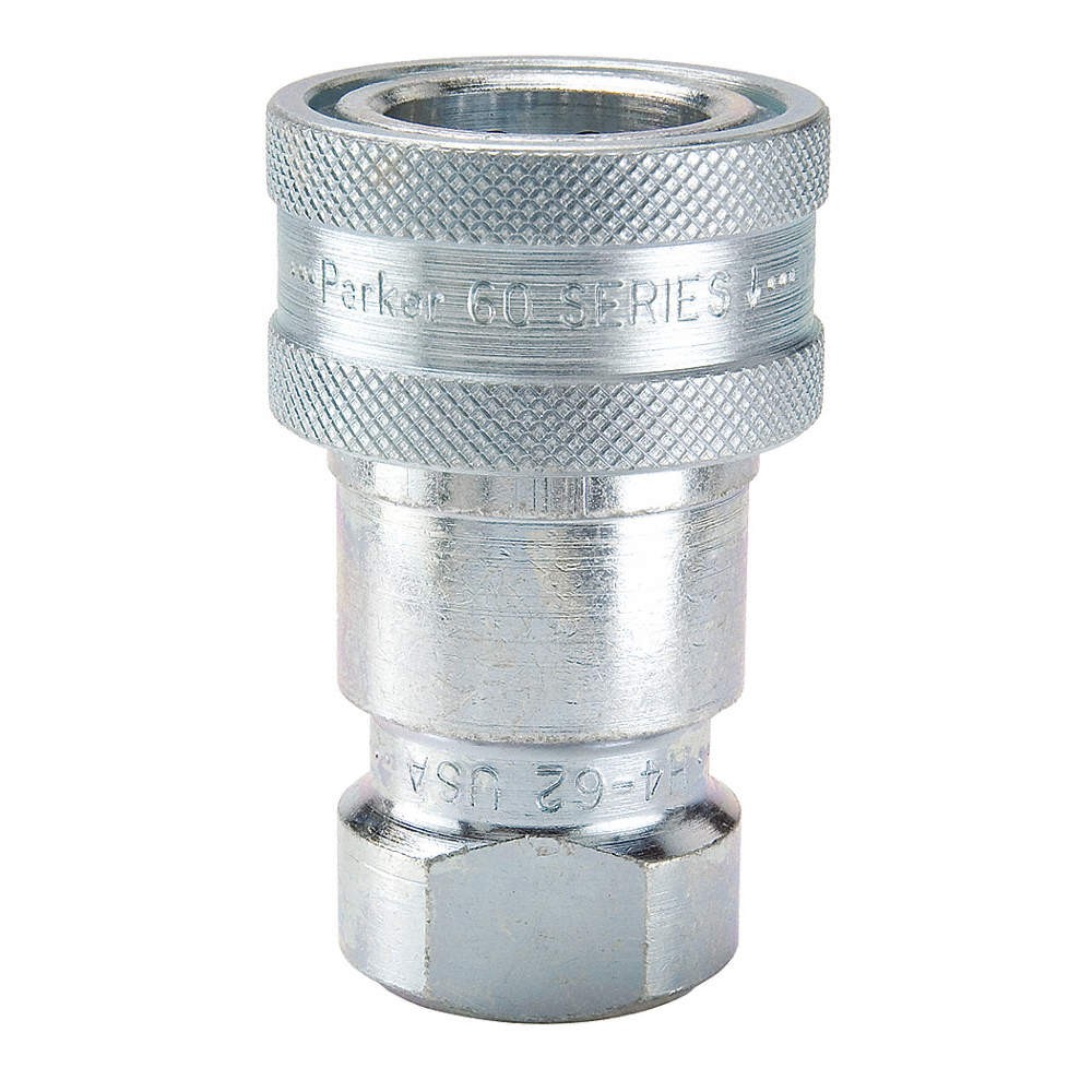 PARKER H3-62-T8 Quick Connect,Socket,3/4",3/4"-14 31A856
