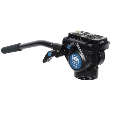 SIRUI VH/VA-Series Fluid Video Head with Quick Release VA-5 Head, Black 