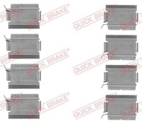 Quick Brake ZubehöRsatz, Scheibenbremsbelag Hinterachse U.A. FüR Chrysler