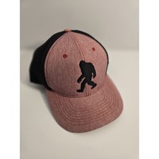 Sasquatch Snapback Trucker Hat Mesh Pre-Curved Bill Baseball Cap Bigfoot NEW