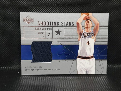 2003-04 Upper Deck Shooting Stars Keith Van Horn #SS-KV Game Used Patch