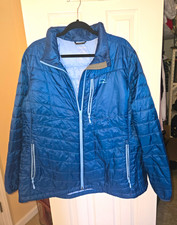 L.L.Bean Womens 2X Plus Blue Quilted Insulate...