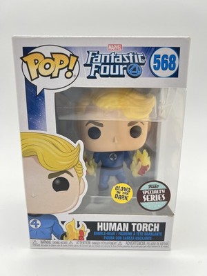 Funko Pop Marvel Fantastic Four Human Torch #568 Special Series GITD