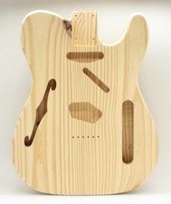 Pine Telecaster / Semi-Hollow Style / Electric Guitar Body #128 / Made in USA