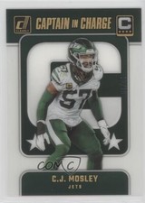 2024 Panini Clearly Donruss Captain In Charge Gold 10/10 CJ Mosley #9 14dq