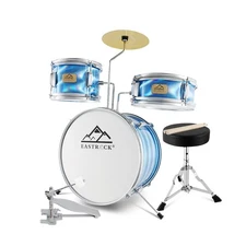 EASTROCK Kids Drum Set, 3 Piece 14'' Junior Drum sets for Drummer,B... Fast Ship