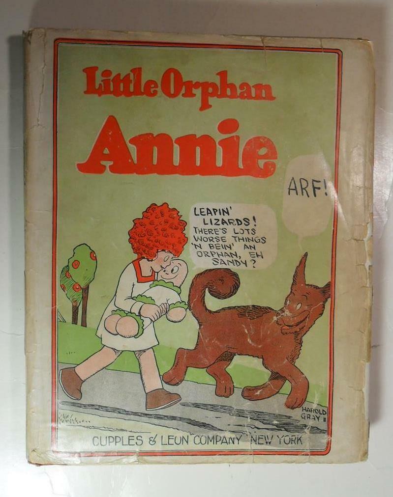LITTLE ORPHAN ANNIE #1 HAROLD GRAY 1926 CUPPLES AND LEON FIRST BOOK  DUST JACKET