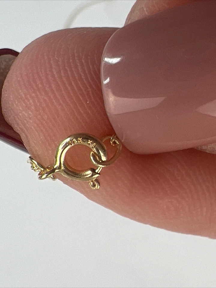 Pink Tourmaline & Diamond Flower Pendant Necklace 18k Yellow Gold 18" 2 Earrings - Image 4 of 4