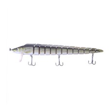New 23cm Bass Striper Fishing Bait Swimbait Lure Life-like Loach Multi-jointed