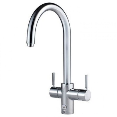 Insinkerator 4-in-1 Touch Kochwasserhahn mit NeoTank J-Form in Chrom