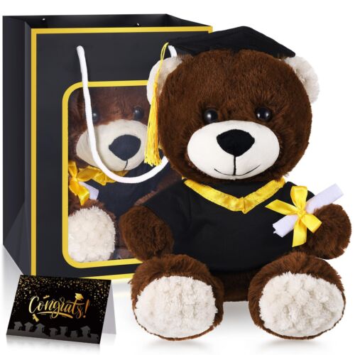 ZJoey Bear with Graduation Cap Toys Class of 2025 Plush Stuffed Teddy Bear An...