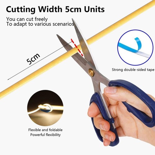 COB LED Strip Light DIY With USB Remote Control V5 Flexible Tape Lights Indoor - Picture 2 of 11