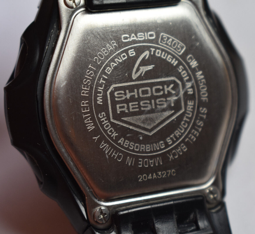 Circa 2013 Casio GWM500F-1 (3405) Tough Solar Multi Band 6 Men's Watch - Picture 2 of 9